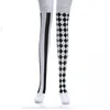 Sexy Socks Hot Sale OEM Jester Clown Halloween Costume Sexy Stockings For Women Over Knee High Stockings Pantyhose 240416