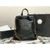 Bags 23b Autumn/winter Exclusive Black Silver 22bag Garbage Bag Backpack Large and Small Shopping