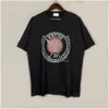 남성 티셔츠 Rhude 디자이너 T 셔츠 남성용 대형 셔츠 티셔츠 100%면 Tshirts 빈티지 짧은 슬리브 미국 크기 DROP OT9CL