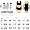 SHAPERS Women Fajas Shapewear Wysoka kompresja Bodysuita z broszkami Popiersie na codzienne i po- użyj odchudzki.