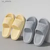 Hausschuhe Sommer Fraueneva Dickboden Pure-Farben-Slip-On-Schuhe Anti-Schlupf-vielseitiger Innen- und Ultra-Com-Com-Com-Com-Com-Com-Comfortable-H240416-Riks