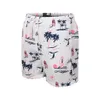 Mens Swim Trunks Короткие забавные плавающие шорты для купания с сетчатой лайнером 240403