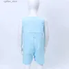 Rompers Boutique Baby Boys Vêtements Smock Ramper Hands Brithday Body Bodys Clothes Beautiful Bluey Jumpsuit 0-3T pour le garçon L410