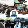 Car Air Freshener Solar Powered Car Air Freshener Roterande mynt Solar Aroma Oil Diffusor Car Oluminator och Creative Car Accessories L49