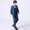 スーツ男の子光沢のあるウェディングスーツの子供写真ドレスキッズステージフォーマルスーツティーンバースデーセレクションコーラスショーコスチューム