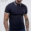 Polos pour hommes Polo Polo Nouveau créateur polos Fashion Luxury Classic Polo Polo Summer English Cotton Oreau de blé à manches courtes Broderie Business Casual Business