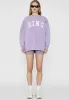Designer AB Bing Sweatshirt Nya kvinnor Fashion Trend Sweatshirt Classic Hot Letter Print Wash Lavender Purple Loose Cotton Cortile Hoodie tröja Tops