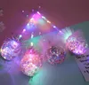 Parti Lightup Magic Ball Wand Glow Stick Witch Sihirbazı Led Sihirli Değnekler Doğum Günleri İçin Oyuncak Prenses Kostüm Cadılar Bayramı Dekor Ang8015060