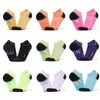 Men's Socks Athletic Sport Ankle Boat Bright Color Outdoor Basketball Bike Running Breathable Quick-Drying No Show Low Cut