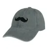 Baskar upp! Movember Mustasch Cowboy Hat Rugby Party Trucker Cap Women's Hats 2024 Men's