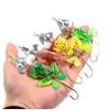 8 pièces / lot LURE DE FROG MOLD avec SPINNER BUZZBAITS 3,54 0,2 oz d'appâts SELE TOP BASS BASS CARP Fishing Drop Livrot DH0SI