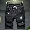 Men Denim Shorts Summer plus rozmiar 10xl 7xl swobodne luźne rozciąganie kowboja Krótkie dżinsowe dżinsowe samce dżinsowe bryczesy 240403