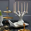Kerzenhalter Nordic White Candlestick Ornamente Hochzeit Kern Kerzenlicht Dinner Requisiten Tischdekoration Möbel