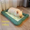 Dog Bed Cooling Summer Pad Mat for Cat Blanket Sofa Breathable Puppy Dogs Pet Supplies Cool 240416