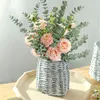 Decorative Flowers 10/20PCS Eucalyptus Artificial Leaves Branches Fake Plants For DIY Christmas Wreath Wedding Centerpiece Table Home