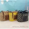 Totes Paper Rope Woven Shoulder Handheld Grass Woven Bag with Home Travel Photography Hollow out Shoulder Bag T240416