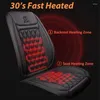 Car Seat Covers Heater 12V 24V Quick Heating Cover Flannel Cloth Mat Universal Winter Electric Heated