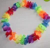 Hela Multi Color Hawaiian Rainbow Flower Leis Artificial Flower Beach Garland Halsband Luau Party Gay Pride 40 Inch4241526