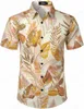 Camisas casuales para hombres Hawaii Floral Floral For Man Clothing Cuba Vocation Streetwear Rapel Camisas Camping Fishing Y2K Tropical Blusa 24416