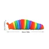 Dekompression Spielzeug Zappel Slug Toy für Kinder 18cm 3d Bunte sensorische Slug entlastet Spaß Dekompression Spielzeug kreative Twist Caterpillar Zappel TOYSL2404