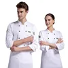 Korte sleeved chef -kok werkkleding voor mannen en vrouwen el kantine terug keuken ademende mesh uniform longsleve 240412