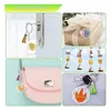 Storage Boxes 50 Sets Blank Keychains For Acrylic Keychain Blanks With 5 Shapes Clear Disc Leather Tassel Charms