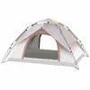 Utomhus DoubleLyer -tält helt automatisk snabböppning 34 Person Självkörning Camping Rain Proof Sun Portable 240416