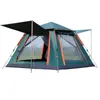 Tent Outdoor Automatic 34 People Beach Fast Open Folding Camping Double Rain and Dew Tent 240416 240426