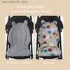 Stroller onderdelen accessoires Baby Stroller Mat Ademende auto-voering dubbelzijds babylichaamsteunmat baby kinderwagens MAT Q240416