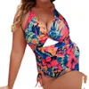 2024 Adulte Large Nouvelle Femme Imprimée One Piece Sexy Strap Sweet F41632