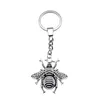 Chaves 1pcs Mel Bee Charms Key Case Car Jóias pendentes para mulheres Crafts Tamanho do anel de 30 mm