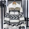 Chandails pour femmes Isabel Marant Etoile Marner Sweater Femmes Fimez une fermeture éclair PLOVIR MIMM-Zip Fleece Trop Drop Livrovel Vêtements Otgyy