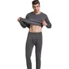 Sous-vêtements thermiques pour hommes hommes hivernaux longs johns inférieurs supérieurs vêtements de nuit chauds vêtements épais couleur couleur