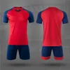 Män barn fotboll sätter kort ärm volleybolluniformer fotbollströjor skjortor sport kit kläder kostym andas anpassade tryck 240416