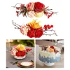 Decorative Flowers Cake Artificial Wedding Party Cakes Topper Decorations Fake For Backdrop Holiday Reception