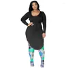 Casual Dresses Oversized Fat WOMEN'S Dress Long Sleeve Shorts Autumn