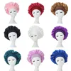 15 Colori Cappello da notte a banda larga in raso per donne elastiche berretti per il sonno per la cura dei capelli Accessori di moda