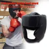 Полнокрытый утолщенный шлем боксерский шлем мужчина женщин взрослые каратэ муай тай-тренировочный защитный тренажерный зал.