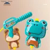 Sand Play Water Fun New Children Summer Water Gun Outdoor Beach Water Battle Swimming Pool Party Backpack spray Water Gun Cartoon Animal Water Gun Y240416