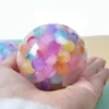 Decompression Toy 6cm Kids Exotic Pinch The Rainbow Bead Pressure Reducing Ball Vent Ball Decompression Toy TPR Pinch Le Grape Ball Adult ToysL2404