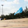 2,2 mètres 3D Géant Dolphin Gestion en forme de cerf-volant Flying Kite Paraoil Sports Software Goliding Beach Kite Kite Outdoor Toy pour les adultes et les enfants Y240416