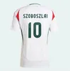 Венгрия Сзобослай Футбольный Джерси 2024 Главная сборная Венгерская сборная детская команда дома в гостях футбольные рубашки мужчины