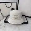 Luxury Designer Cap Bucket Hat Fashion Men Women Fitted Top Hats Wide Brim Hats High Quality Straw Sun Caps Hat