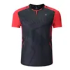 maglietta sportiva maglietta da badminton da uomo maglietta maglietta da tennis da tennis maschio tavolo da tennis maglietta calcio di fitness training tshirts 240402