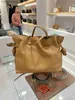 Loeweelry Loeweelry 1to1 حقائب مصممة للنساء حقيبة Flamenco Flamenco Lucky Bag Mini Draysring Handbag Top Brand Totes Bithide