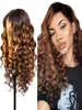 iShow T1b 4 30 Loose Deep Full Lace Human Hair Wigs Omber Colored 131 Human Hair Lace Front Wigs Preplucked 360 Spets Wig98580329335713