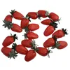 Décoration de fête 20pcs Fraile artificielle Faux réalisants Fausseful Fruit pour la table de présentation Décorations Fruits Modèles DÉCORATI HOME