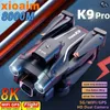 K9 Pro Professional Hava Fotoğrafçılığı Drone Drone 8K Çift Kamera HDR Engel Kaçınma GPS Akıllı Bir Anahtar Dönüşü Takip Et 240417