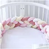 Terratte da letto 1 m/ 2m/ bumper bumper bumper bumper treid dottorazioni per cuccioli di decorazioni bebe cuscino nodo infant 210812 consegna a goccia per bambini materni ot4es