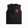 paarse merkvestontwerper t-shirts voor mannen heren tanktops zjbpur025 oranje cd om oude bedrukte vestbrief te maken, ademende losse strandkleding maat s-xxl